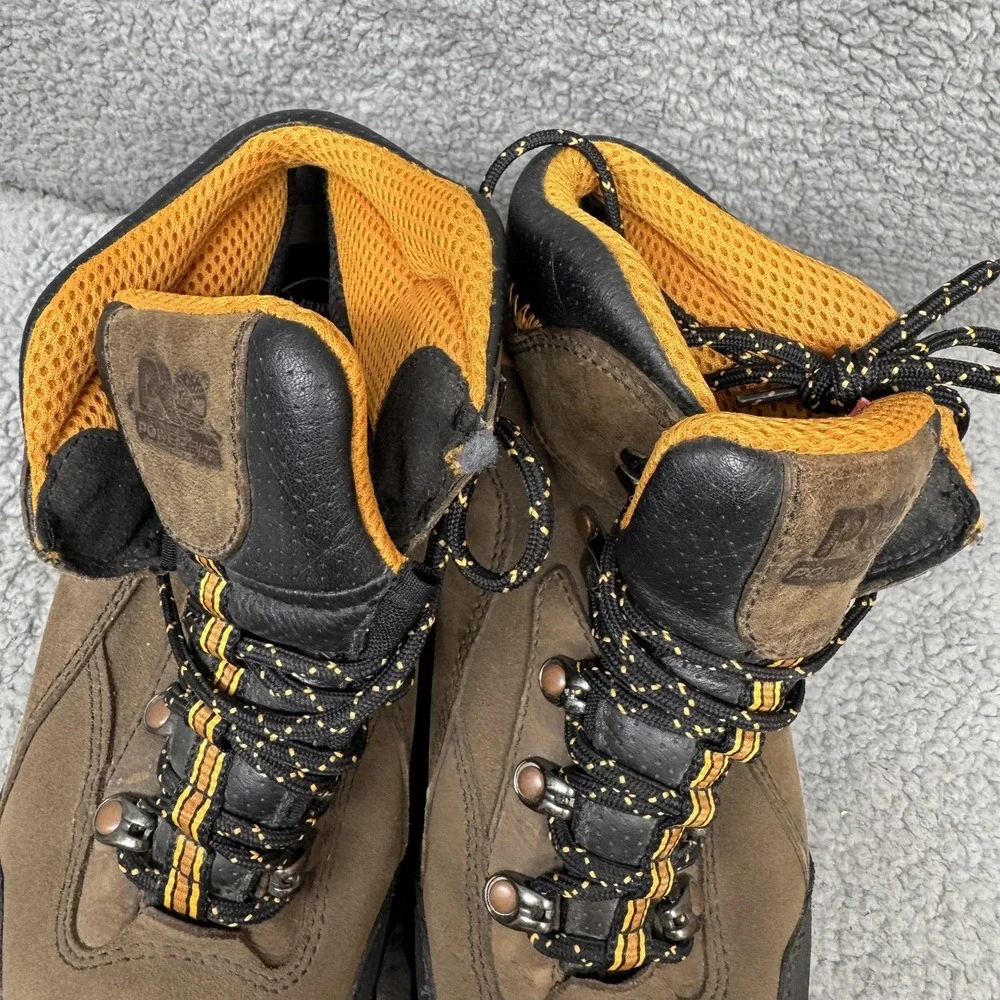Timberland PRO TiTAN Boots Mens Size 8.5 Brown Nubuck Safety Toe Work Boots